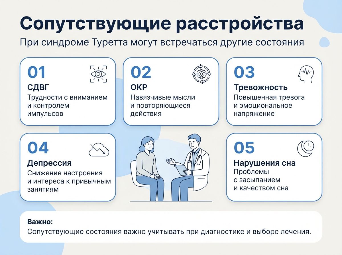 Лечение синдрома Туретта в Балтийске инфографика